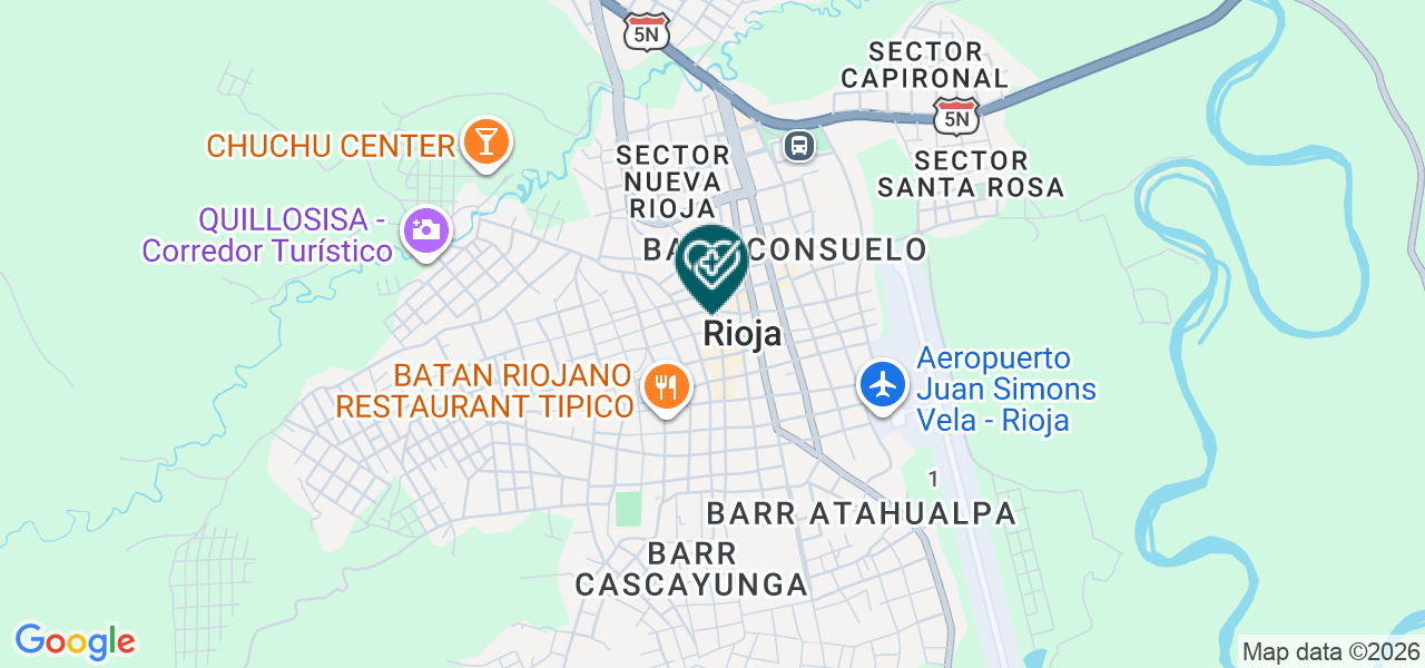 Mapa de Consultorio Medico San Juan
