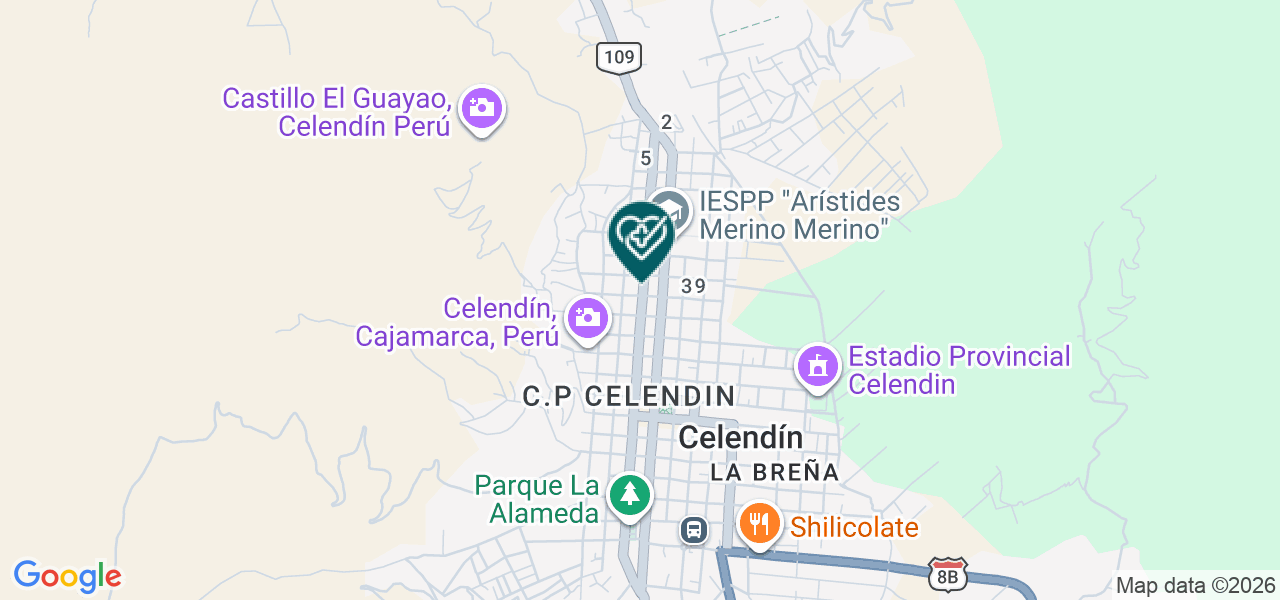 Mapa de Consultorio Odontologico "diamante Dental
