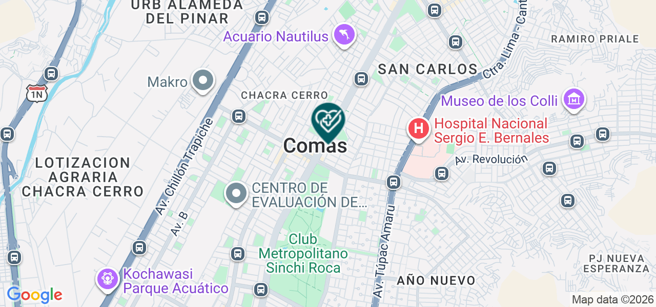 Mapa de Cm Santa Patricia SAC