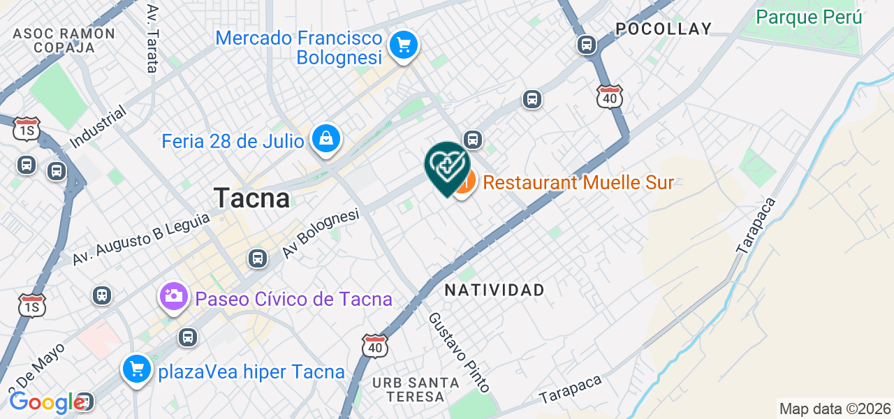 Mapa de Omed Servicios Médicos Quirúrgicos