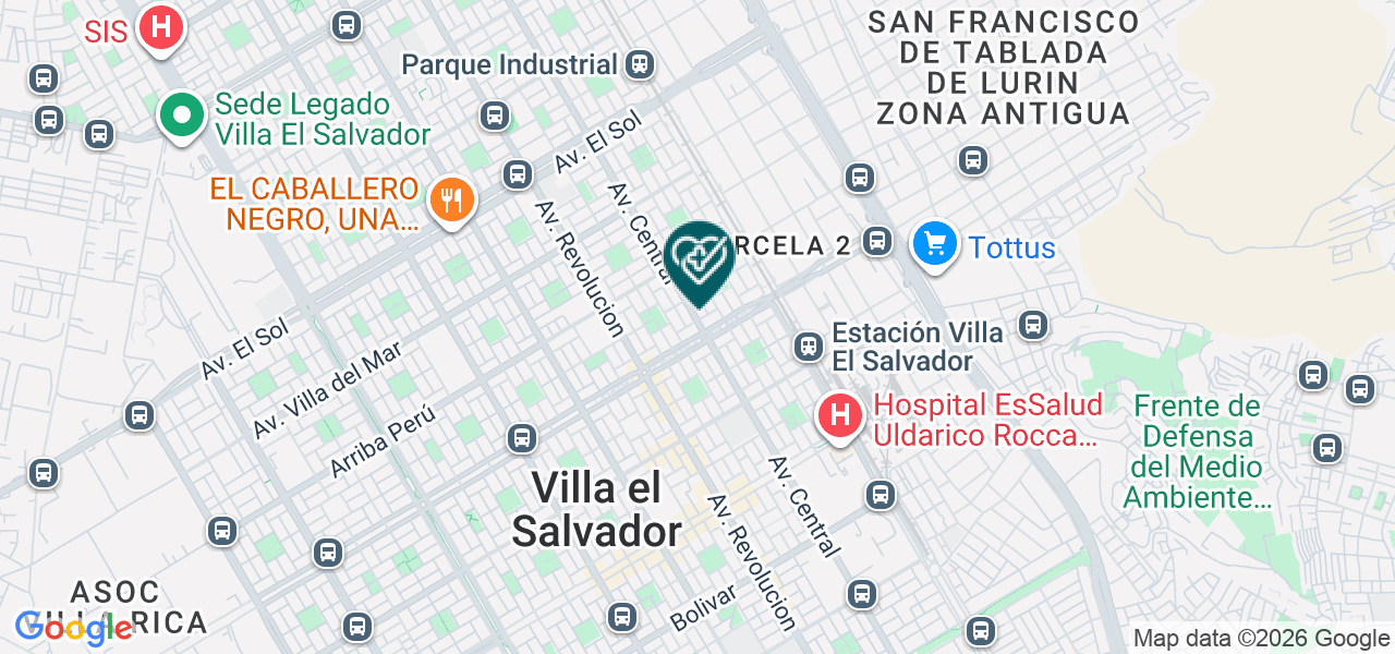 Mapa de Consultorio Dental San Luis