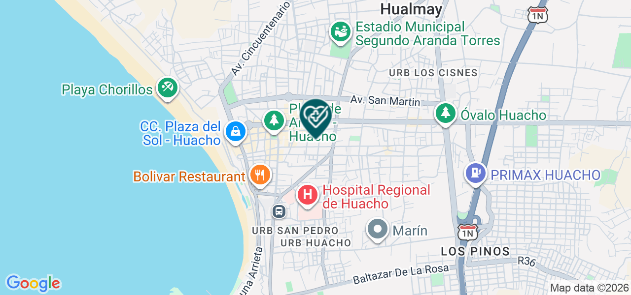 Mapa de Juana Oropeza Chonta