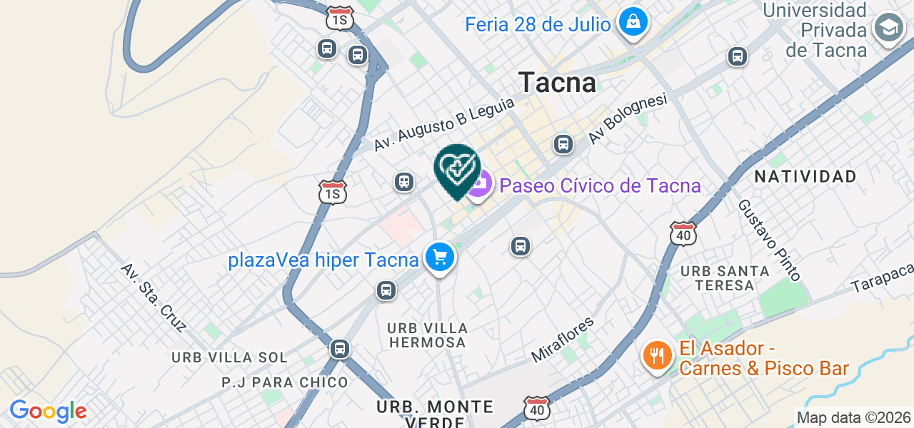 Mapa de Biomed