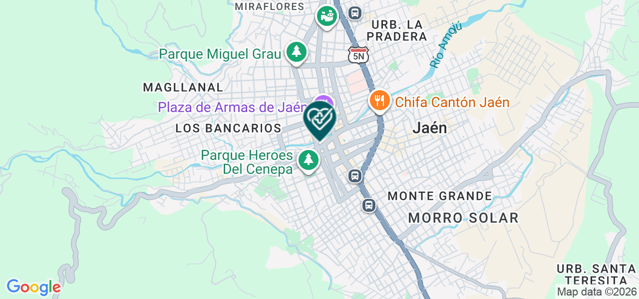 Mapa de Consultorio Odontologico Dental Martinez