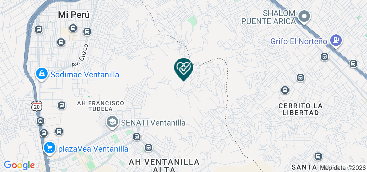 Mapa de Jorge Andres Ugaz Barrantes