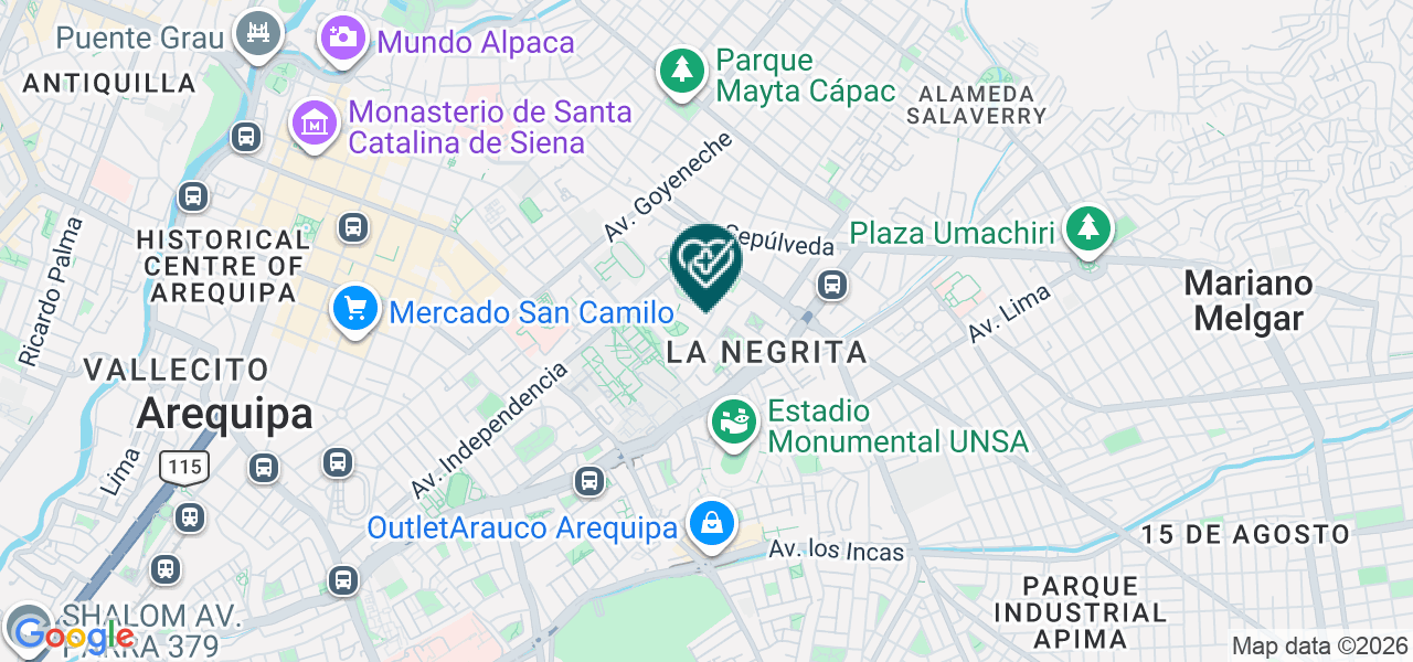 Mapa de Consultorio Dental