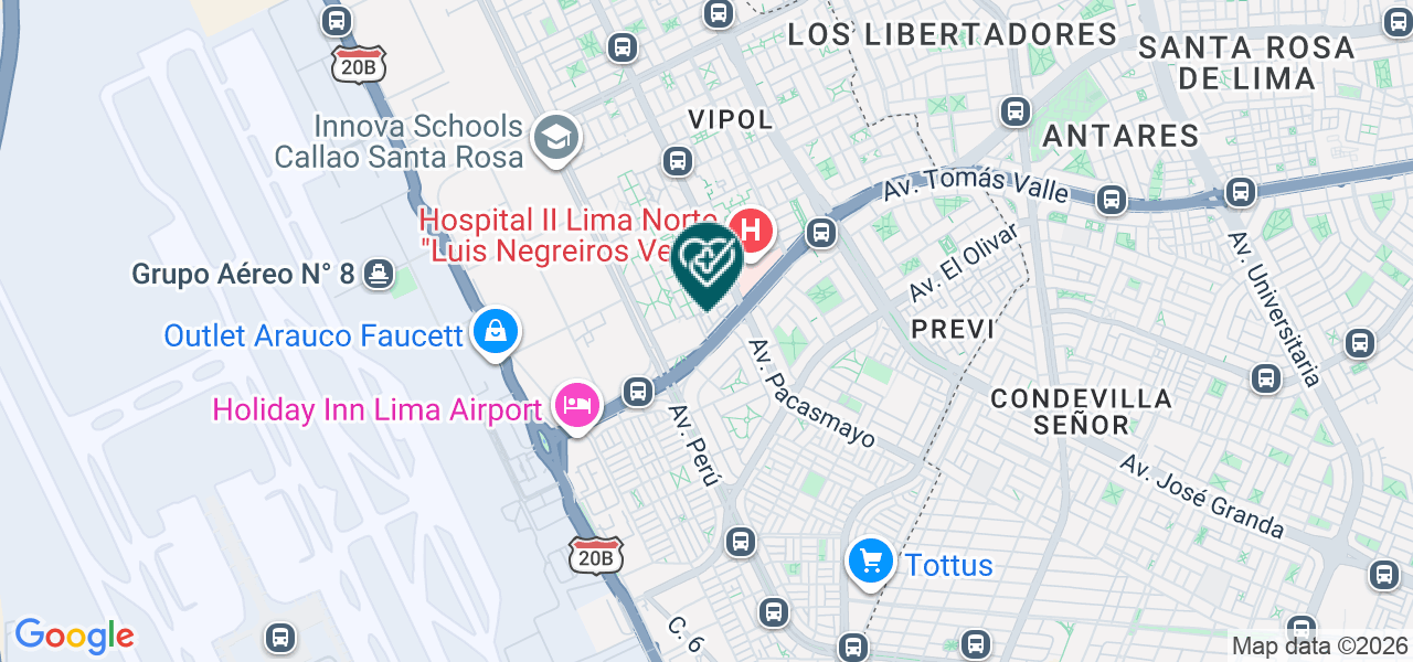 Mapa de Consultorio Dental Ortodent
