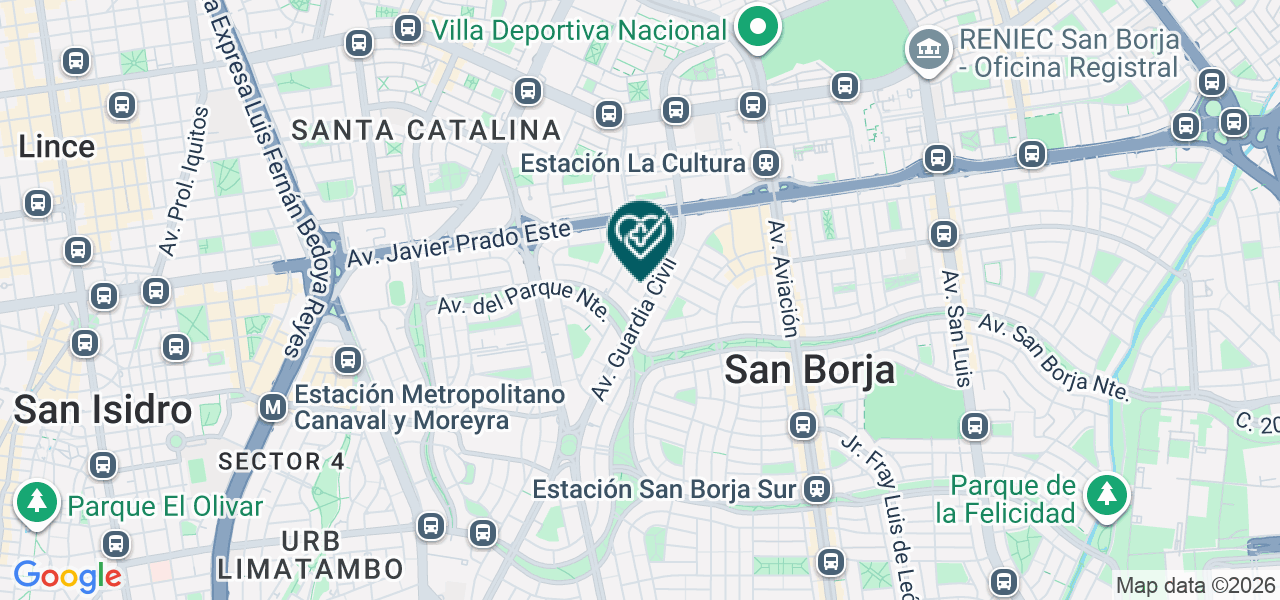 Mapa de Centro Odontologico Integradent S.A.C.