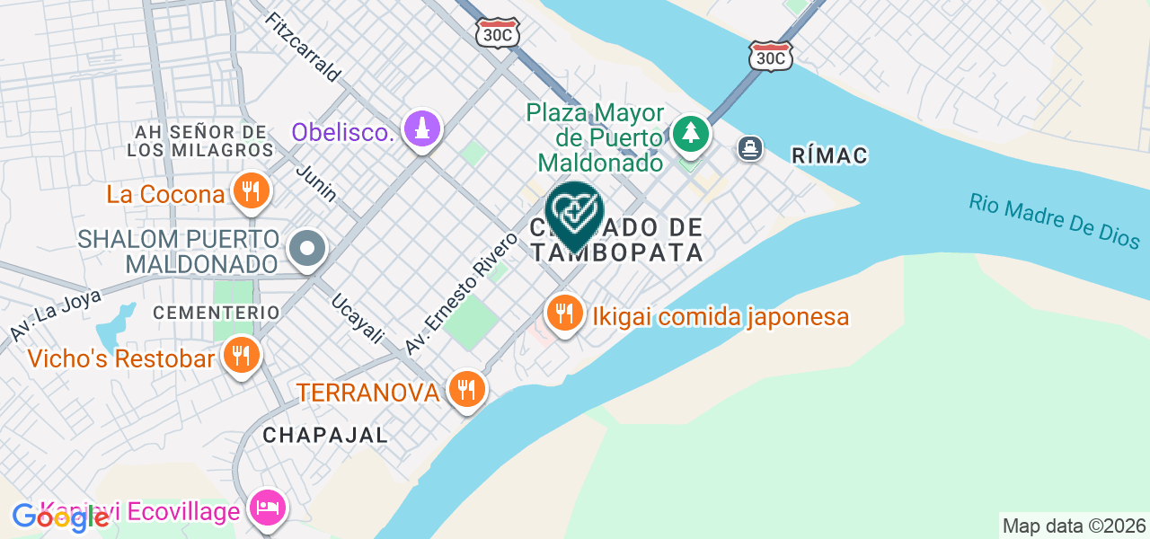 Mapa de Consultorio Dental "encinas