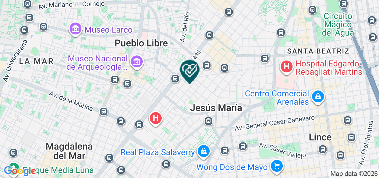 Mapa de D & H Advance E.I.R.L