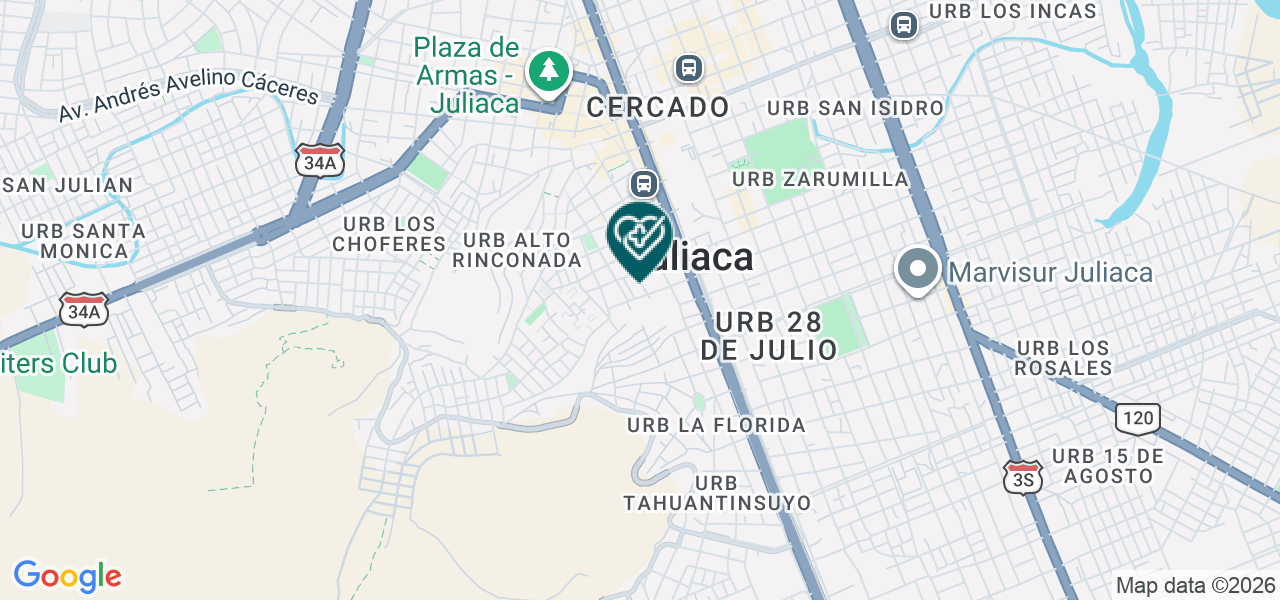 Mapa de Resosur