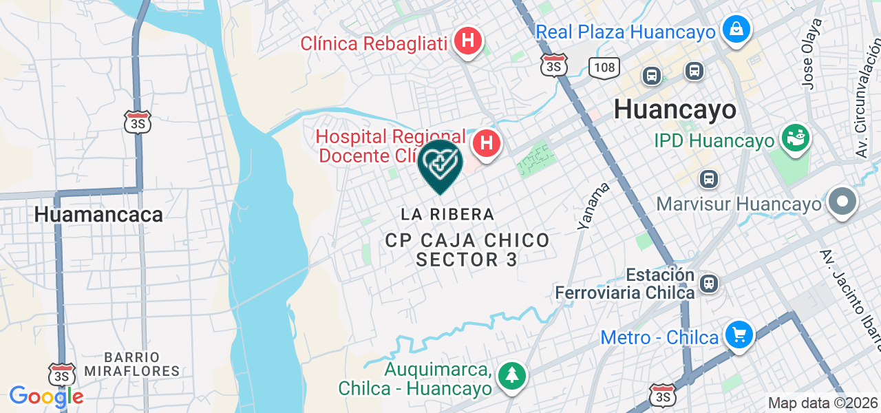 Mapa de Consultorio Estetico Dental Gsn