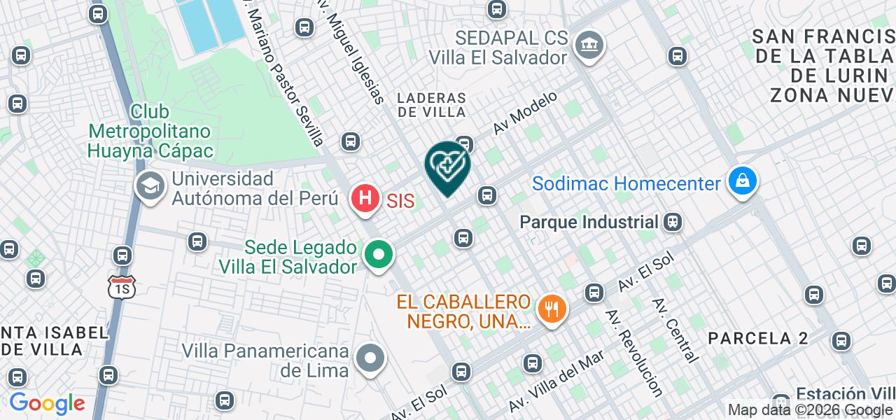 Mapa de Consultorio Dental Chrystal