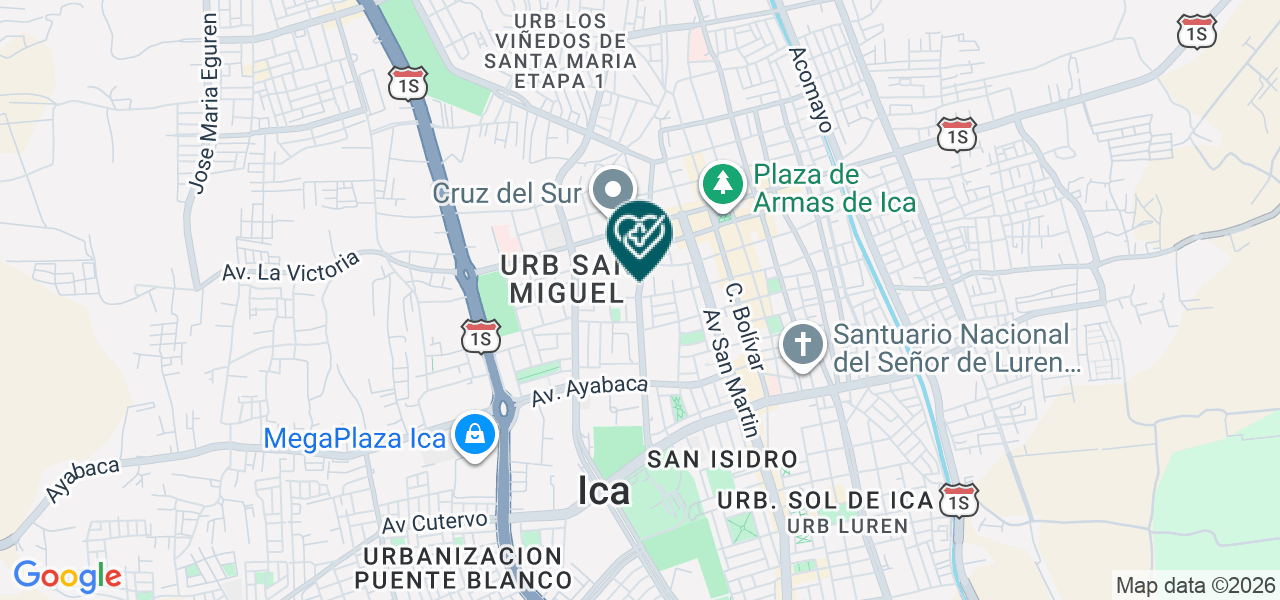 Mapa de Policlinico Brevetes del Sur S.A.C.