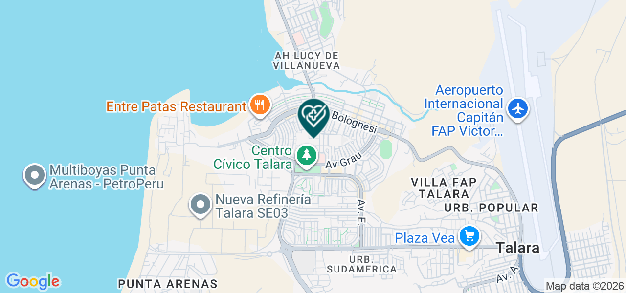 Mapa de Servimedin Dr Chong