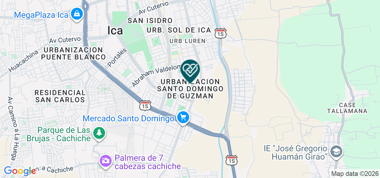 Mapa de Domingo Alexhander Guevara Saravia