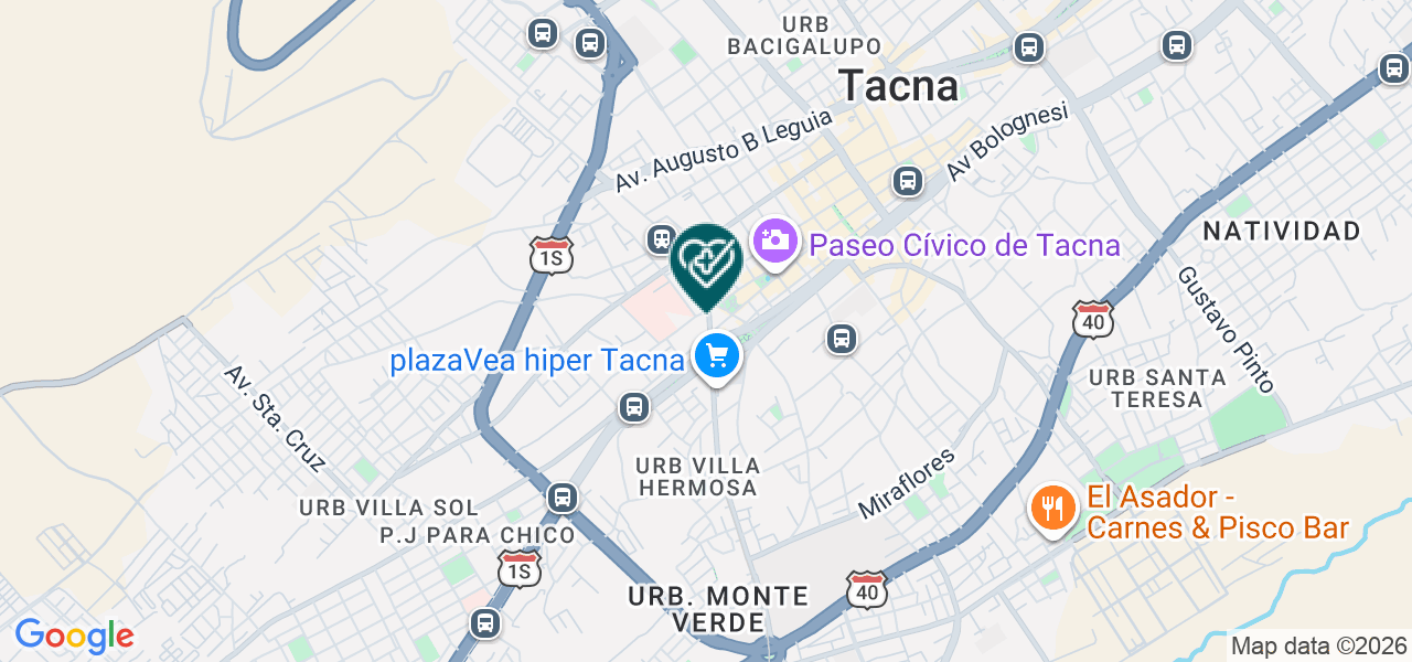 Mapa de Consultorio Odontologico "odontotacna