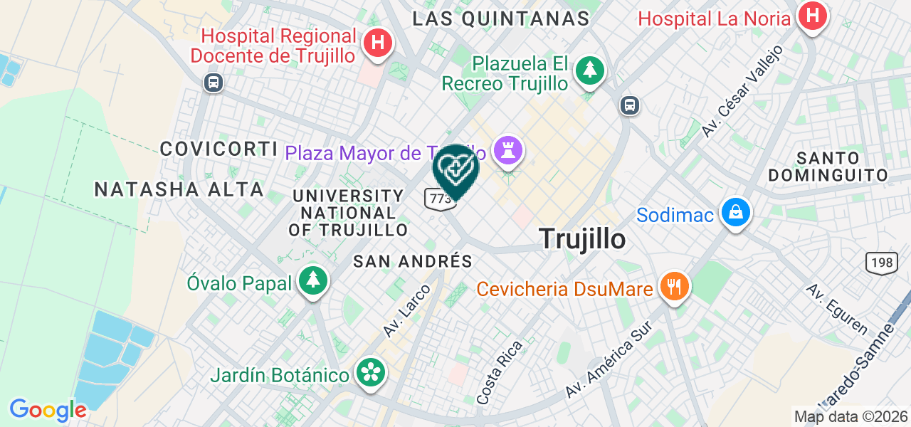Mapa de Orthodontics Servicios Odontologicos E.I.R.L