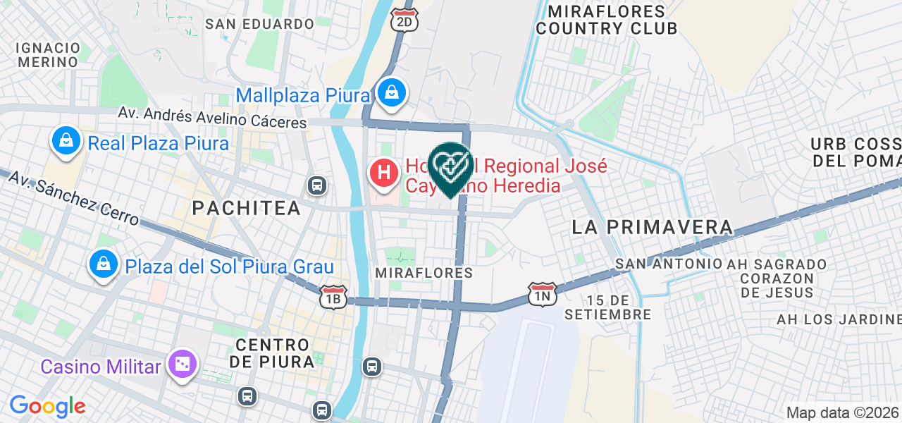 Mapa de Fisiosur-rehabilita