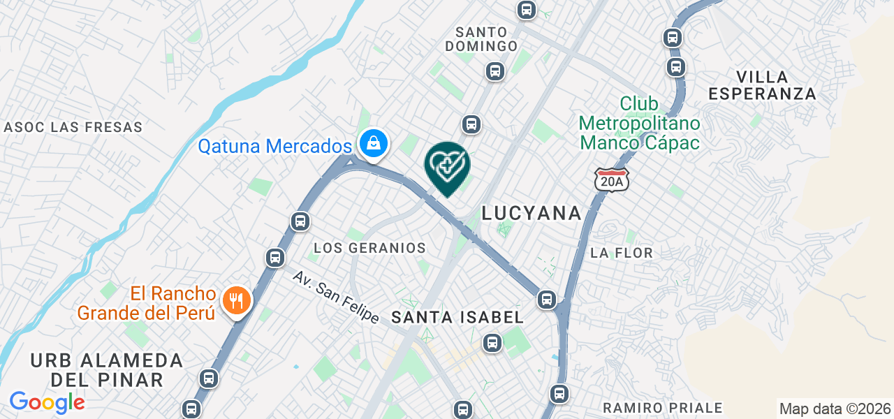 Mapa de Consultorio Medico Alvarado