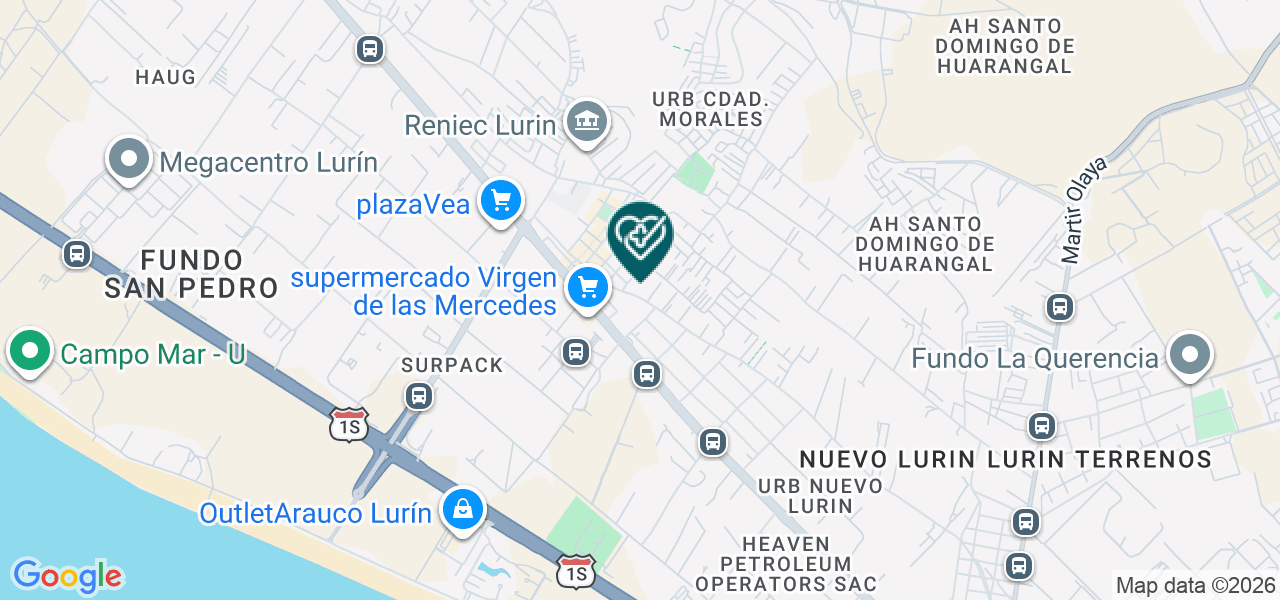 Mapa de Majal Dental