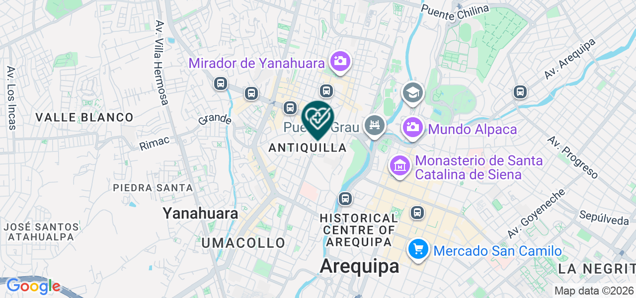 Mapa de Laboratorio Clinico Bermanlab