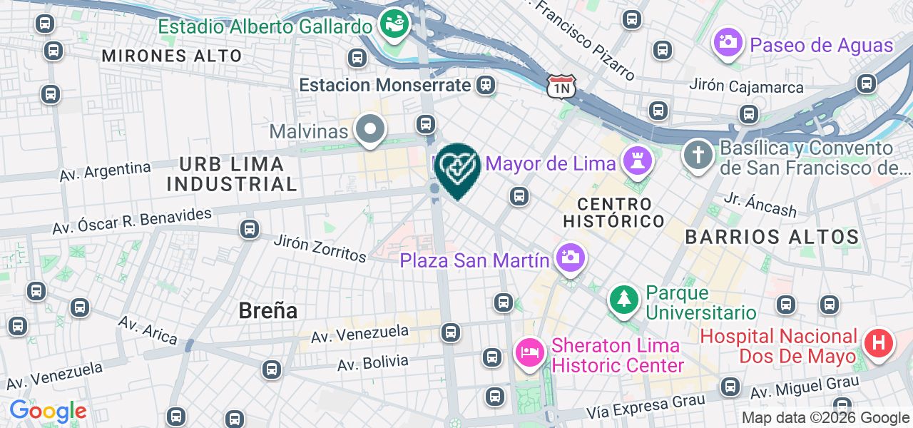 Mapa de Quicentrodental