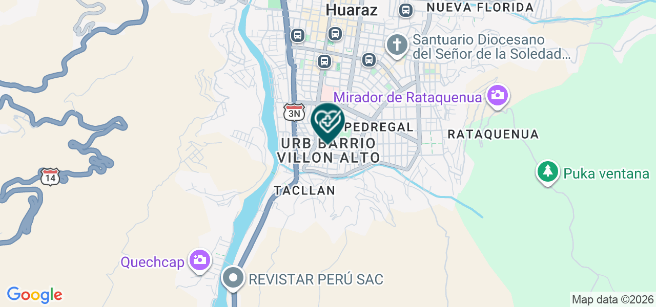 Mapa de Centro Medico "pvm