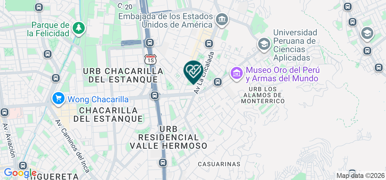 Mapa de Oftalmo Express