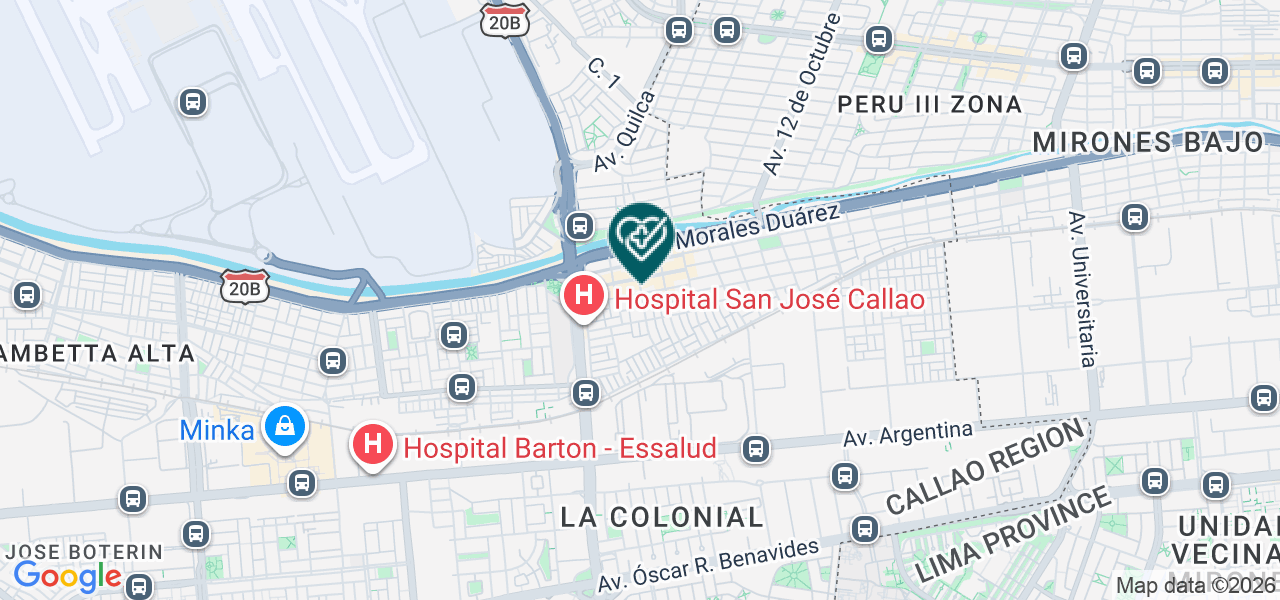 Mapa de Consultorios Médicos Medistar