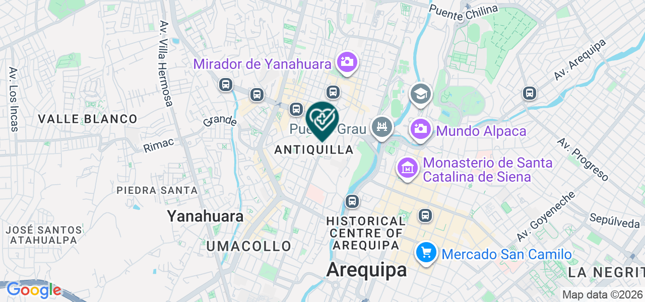 Mapa de Laboratorios Hanan Sul SAC