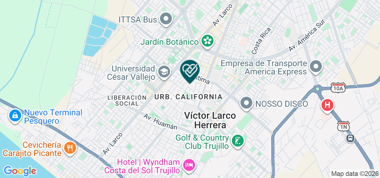Mapa de Centro Clínico Sanna/sanchez Ferrer