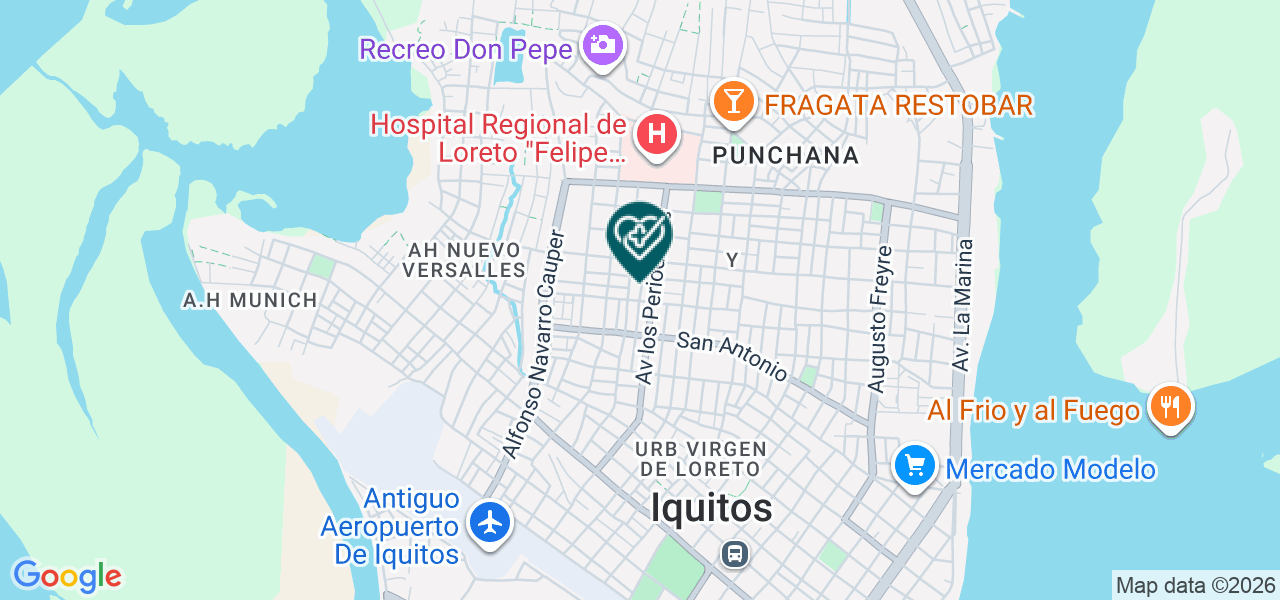 Mapa de Centro Medico Camones S.A.C.