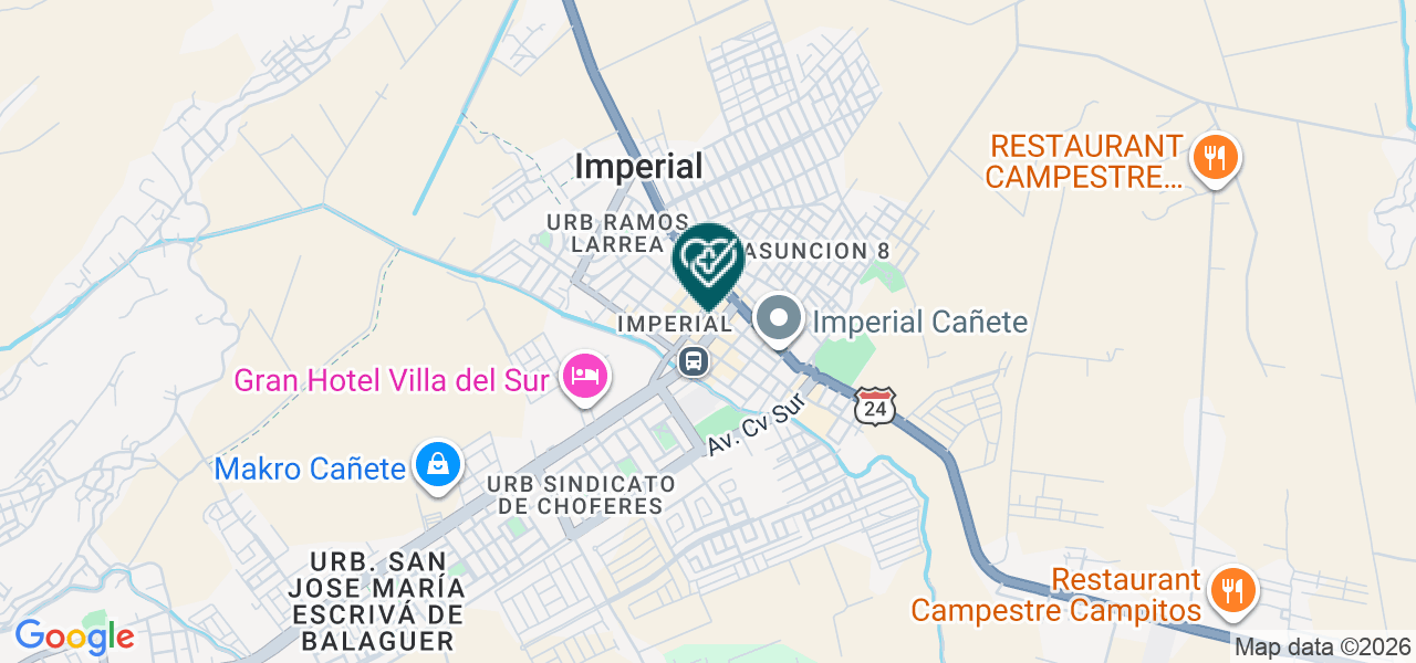 Mapa de Consultorio Odontologico Ricky Dent