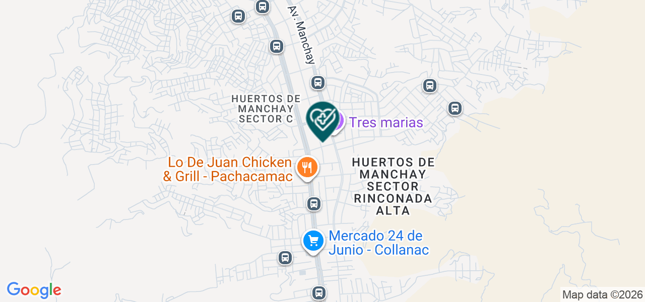 Mapa de Policlinico Manchay