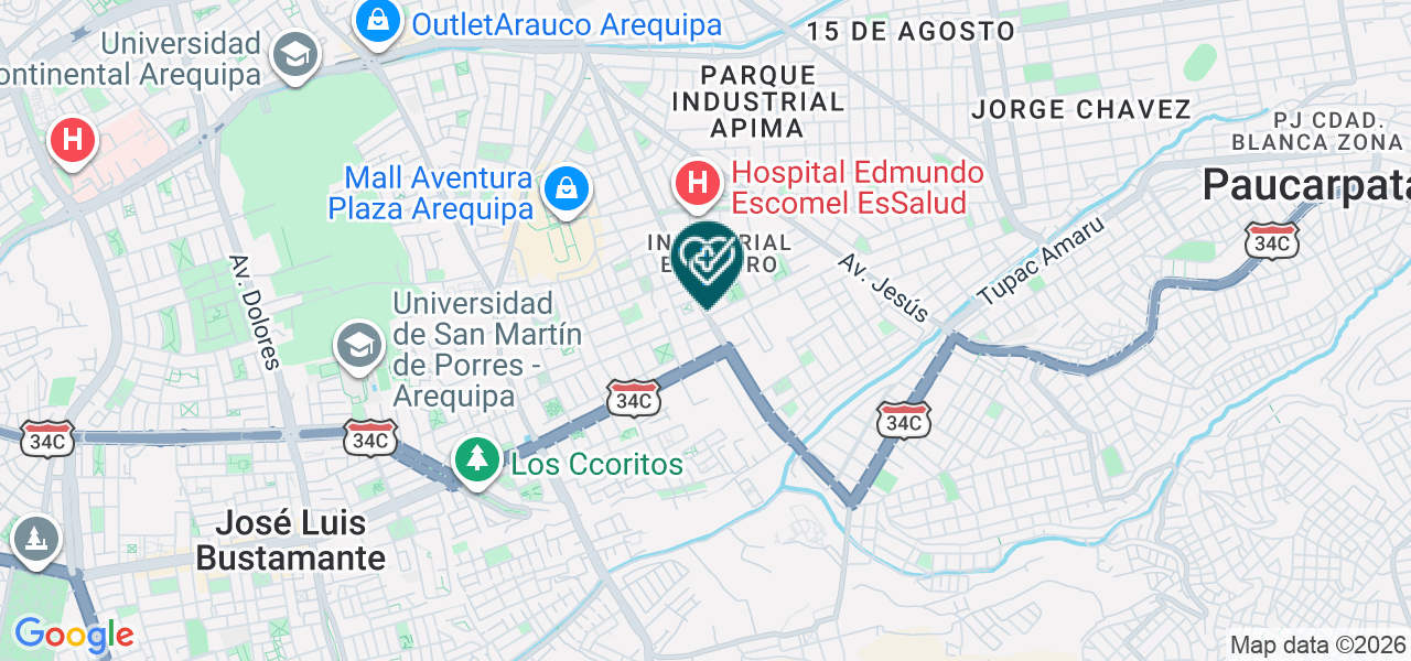 Mapa de Polial Aqp