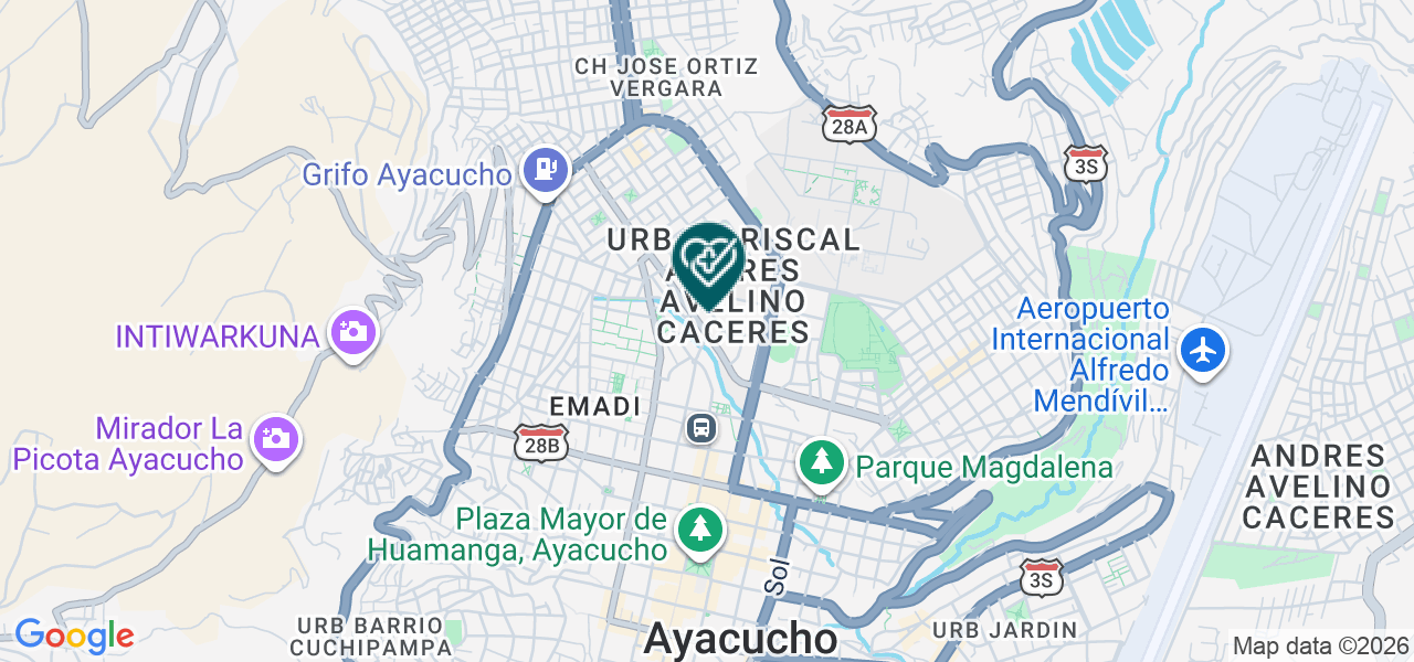 Mapa de Consultorio Medico Medic Salud