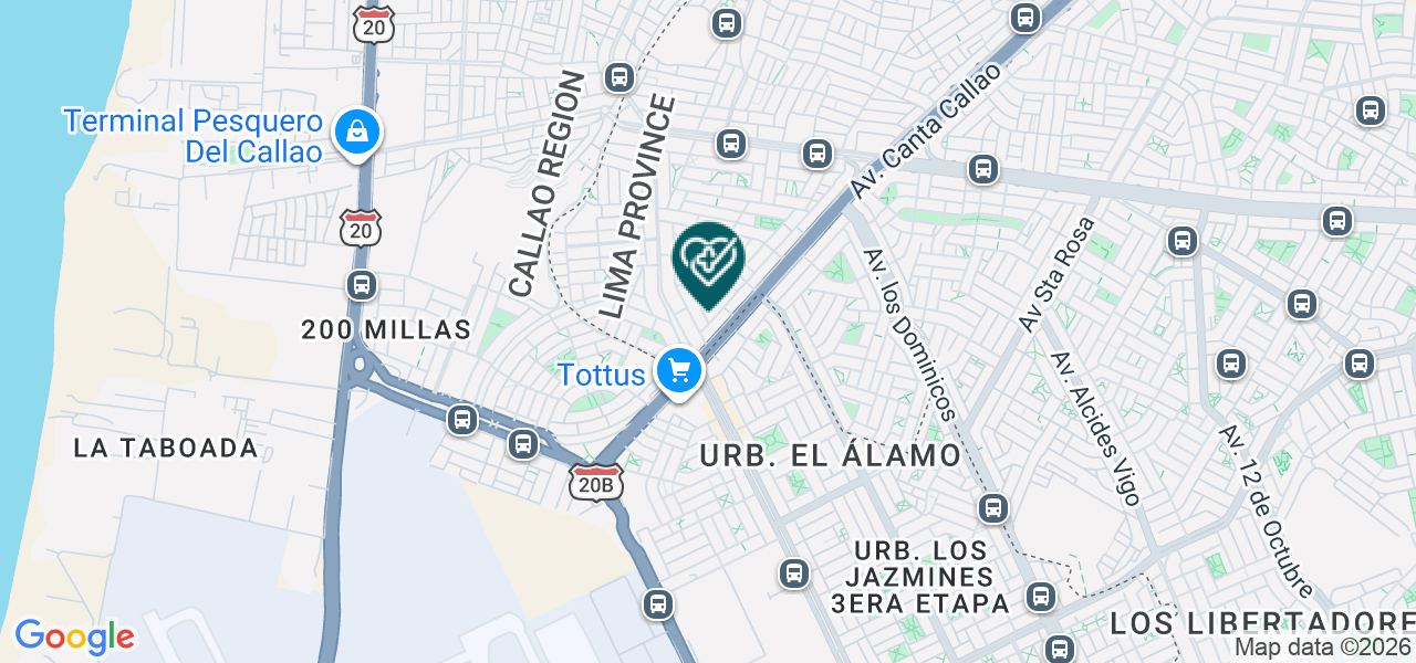 Mapa de Vicma Policlinico