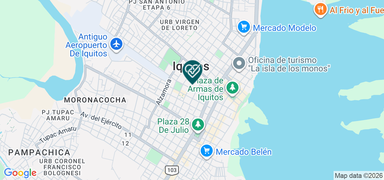 Mapa de Centro Medico Ii-e Especializado en Oftalmológica Eyes Solutíon