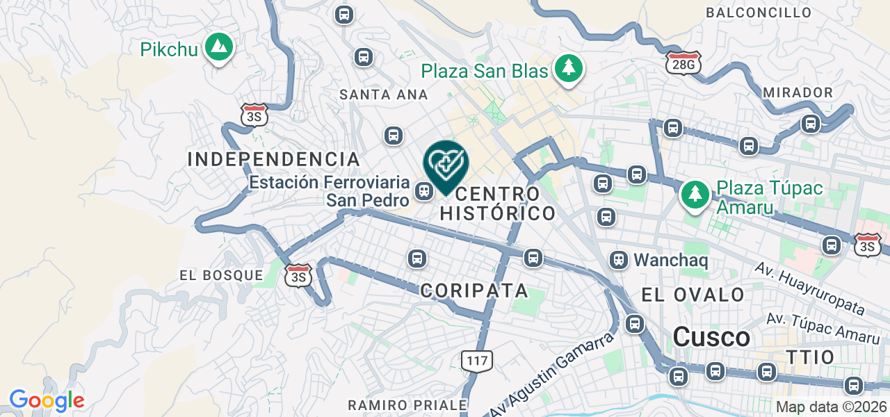 Mapa de Virgen Asunta Dental
