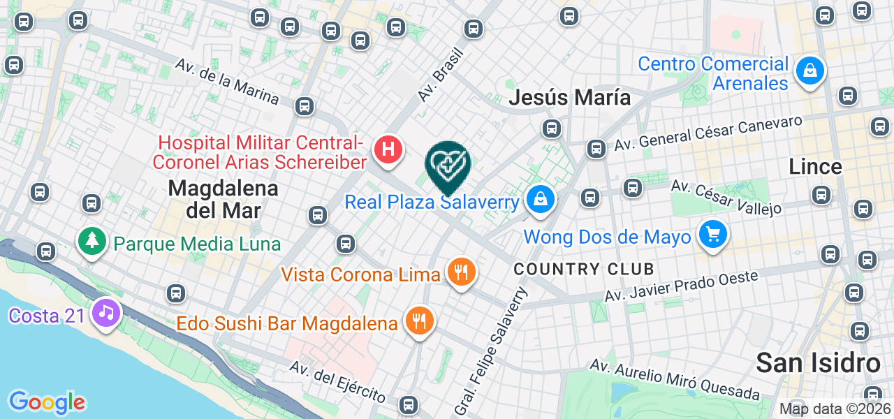 Mapa de Centro Pelvico Integral