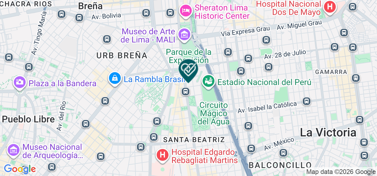 Mapa de Imed Peru S.A.C