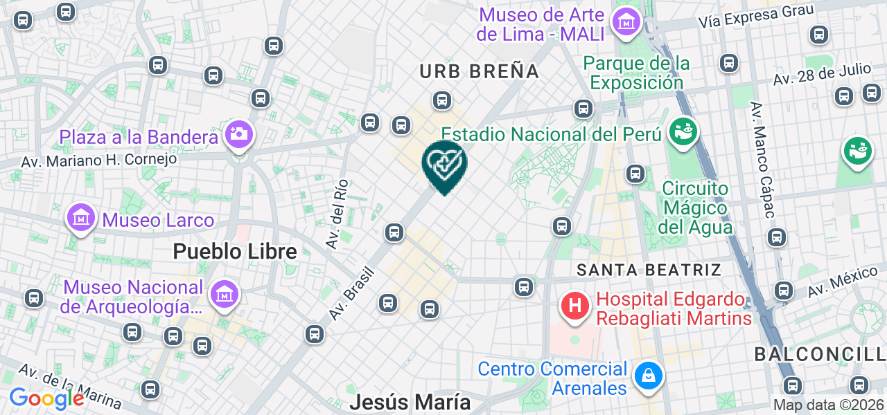 Mapa de Studio Kye Dent