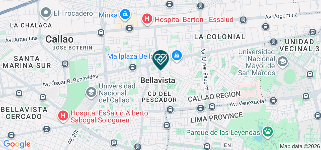 Mapa de Dental M&c