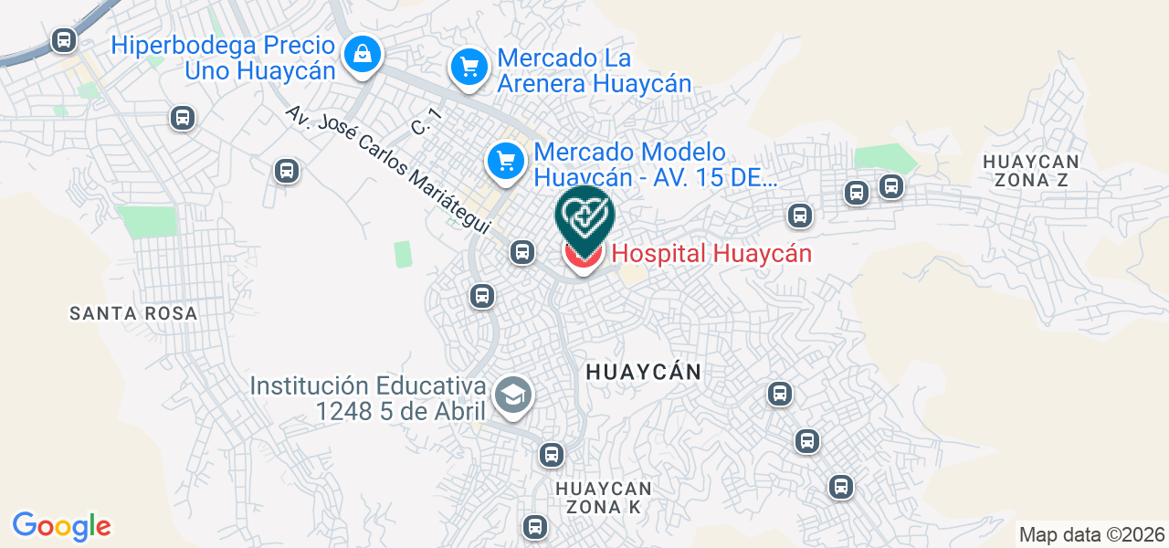 Mapa de Policlinico Nazareno