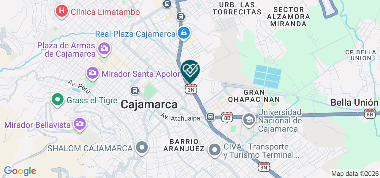 Mapa de Centro Estetico Munnay