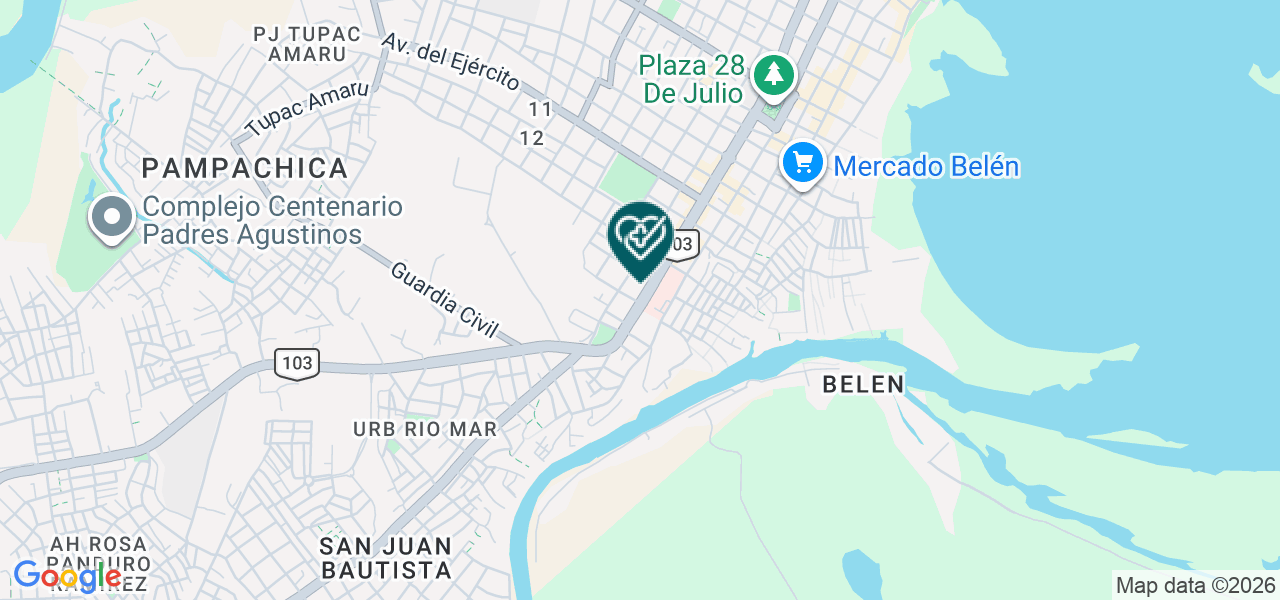Mapa de Truama Center Loreto E.I.R.L