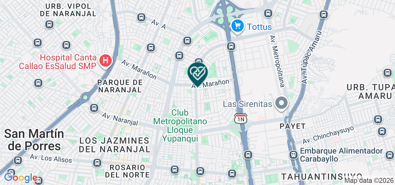 Mapa de Asiri Dentalcare