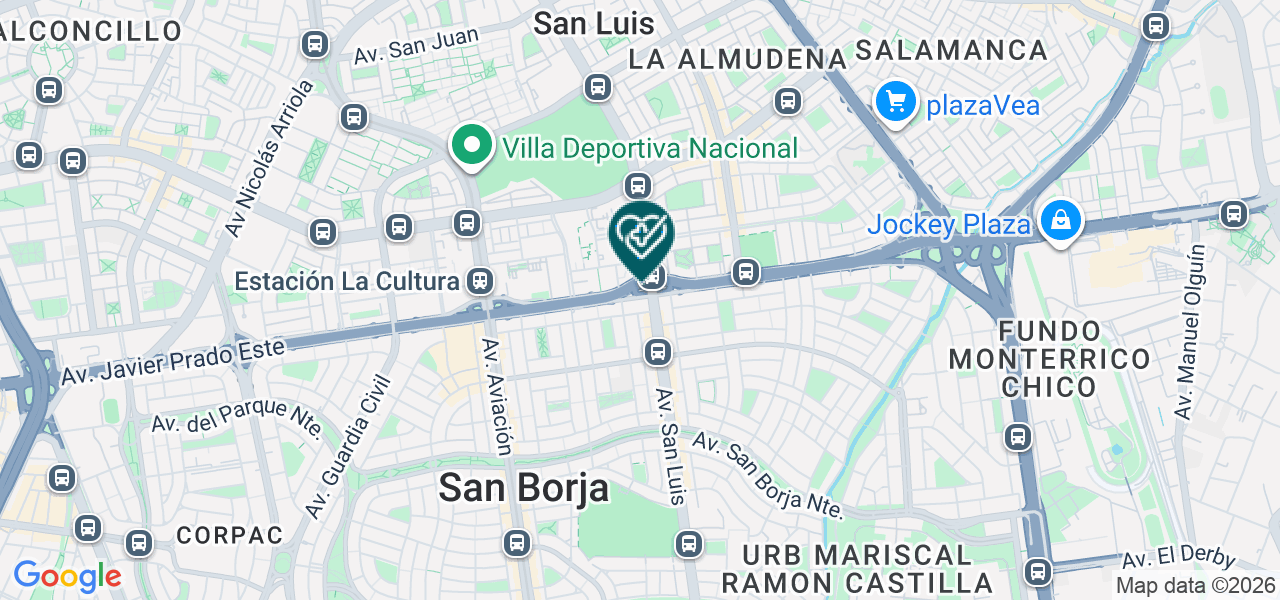 Mapa de Centro Medico Santa Cruz