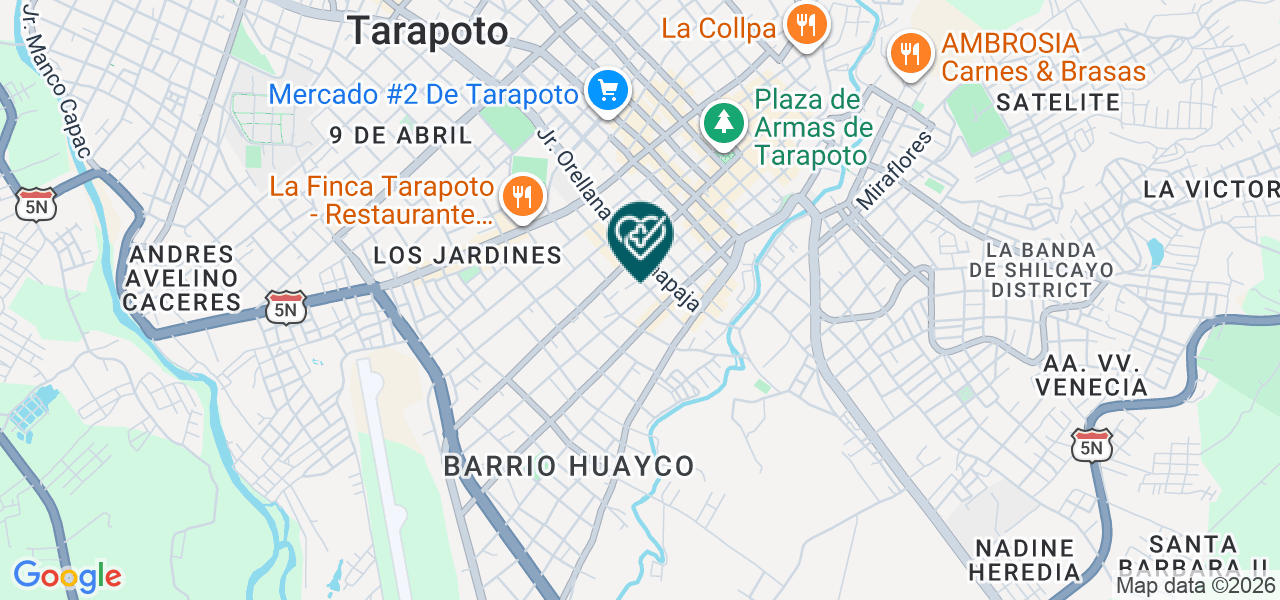 Mapa de Centro Medico San Juan